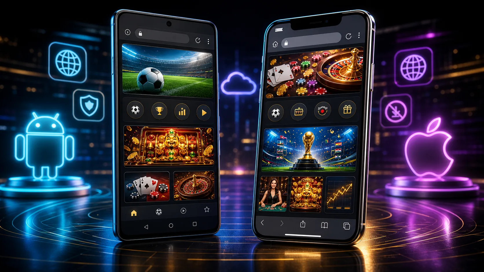 Experiência betobet compatível com Android e iOS no navegador mobile